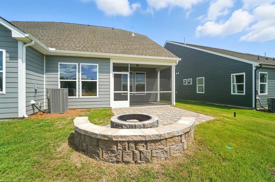 Front exterior of a new home in Heritage - 55+ Community, Indian Trail, NC, highlighting curb appeal (Image 30). Front exterior of a new home in Heritage - 55+ Community, Indian Trail, NC, highlighting curb appeal (Image 30).