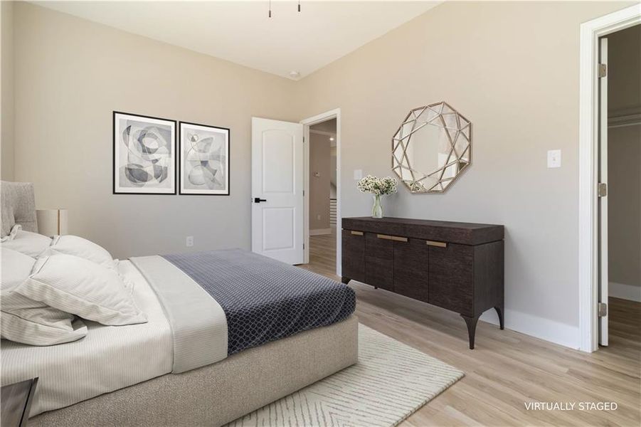 Furnished interior view inside a new home in , Atlanta (Image 8).