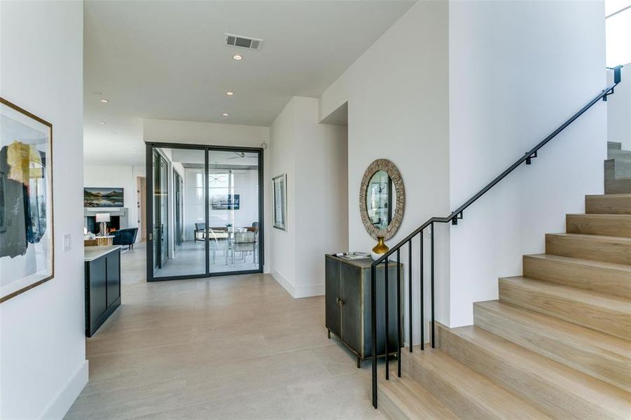 Furnished interior view inside a new home in Avadene at Las Colinas, Irving (Image 13).