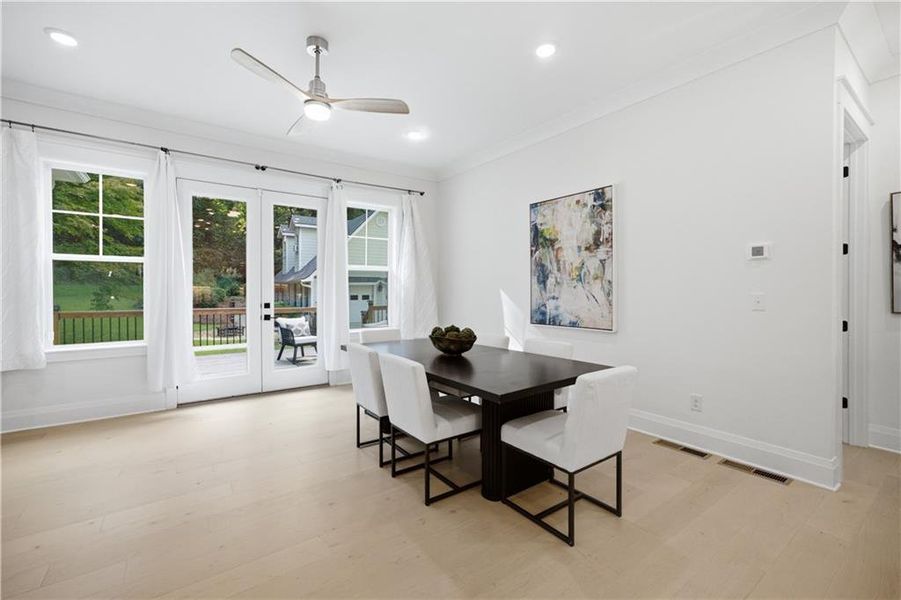 Furnished interior view inside a new home in , Decatur (Image 54).