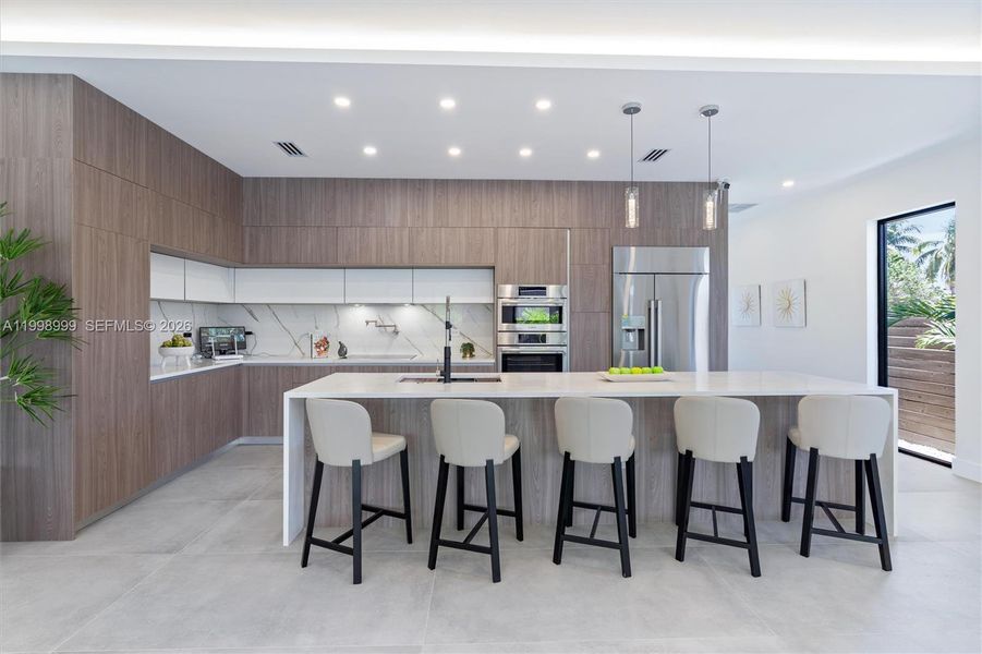 Furnished interior view inside a new home in , Fort Lauderdale (Image 10).
