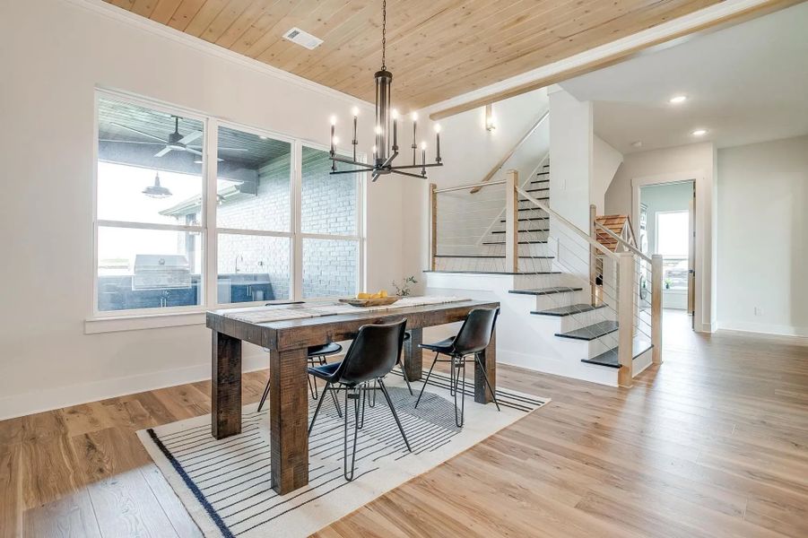 Representative furnished interior of a home built from the The Carley by Elmwood Custom Homes in Matthews Farm, Venus (Image 33).
