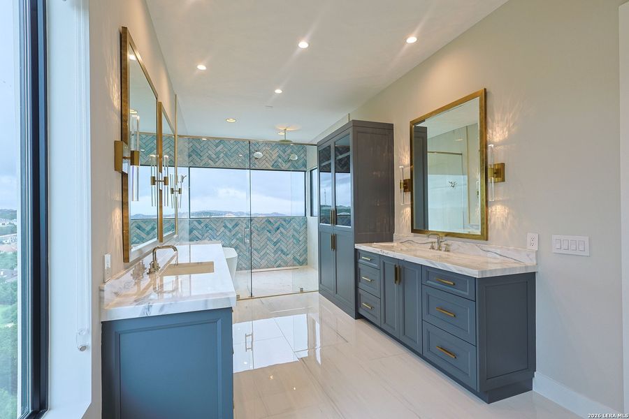 Furnished interior view inside a new home in , San Antonio (Image 8).