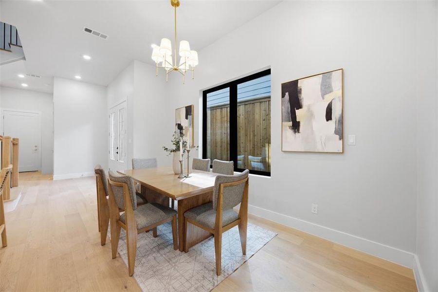 Furnished interior view inside a new home in , Dallas (Image 7). Furnished interior view inside a new home in , Dallas (Image 7).
