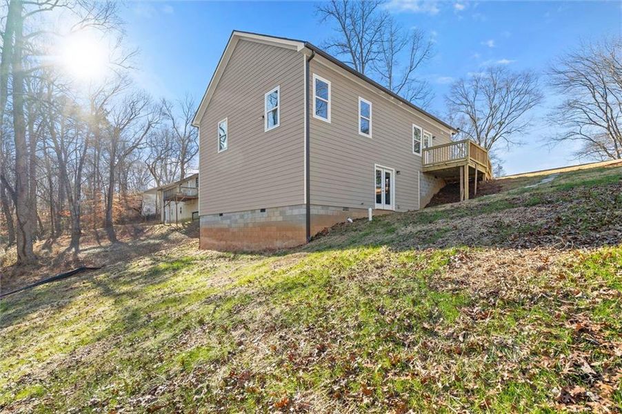 Exterior details and patio area of a home in , Gainesville (Image 21).