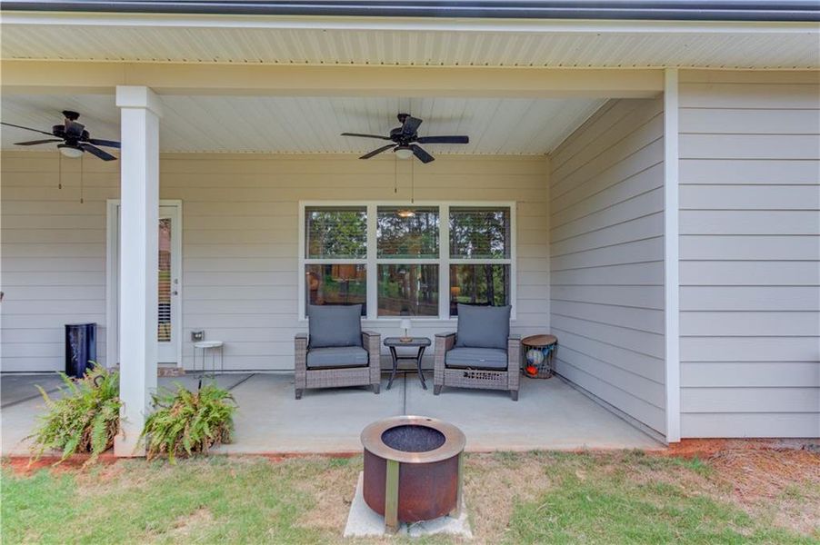 Exterior details and patio area of a home in , Pendergrass (Image 24).