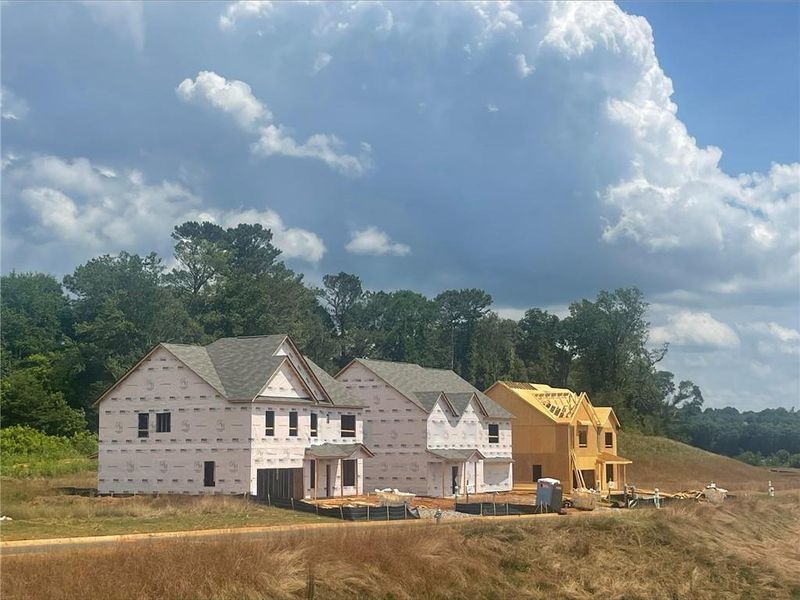 In-progress construction of a new home in Etowah Landing, Ball Ground, GA (Image 9).