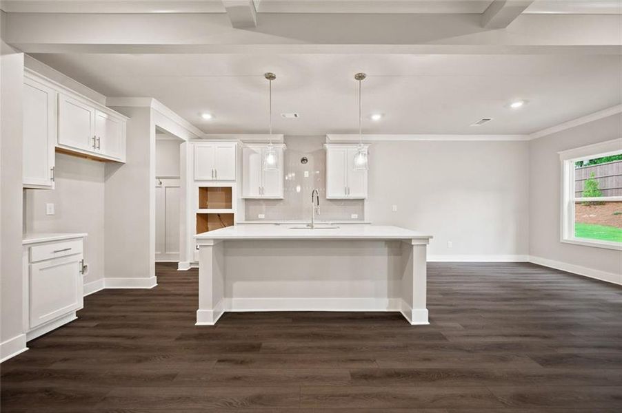Furnished interior view inside a new home in Pinecrest Ridge, Dacula (Image 15).