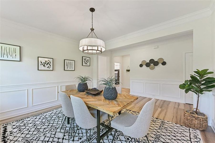 Furnished interior view inside a new home in Sagebrook, Powder Springs (Image 5).