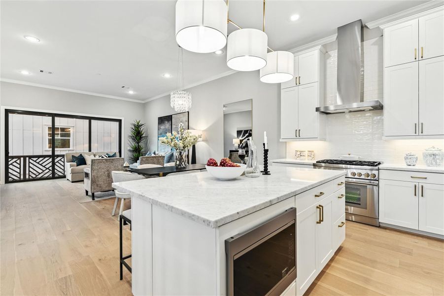 Furnished interior view inside a new home in , Houston (Image 27).