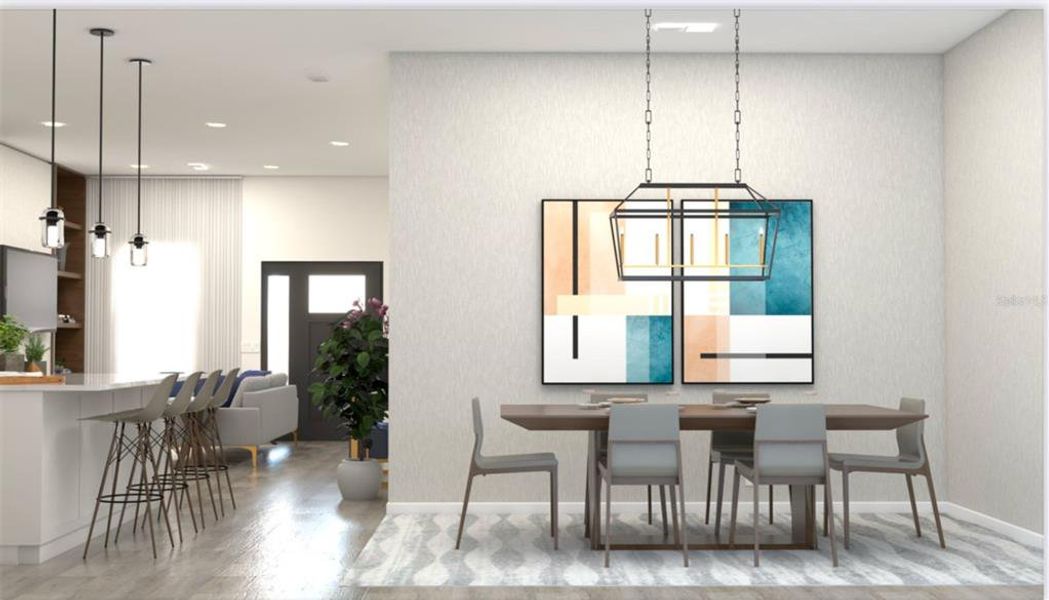 Furnished interior view inside a new home in , North Port (Image 7).