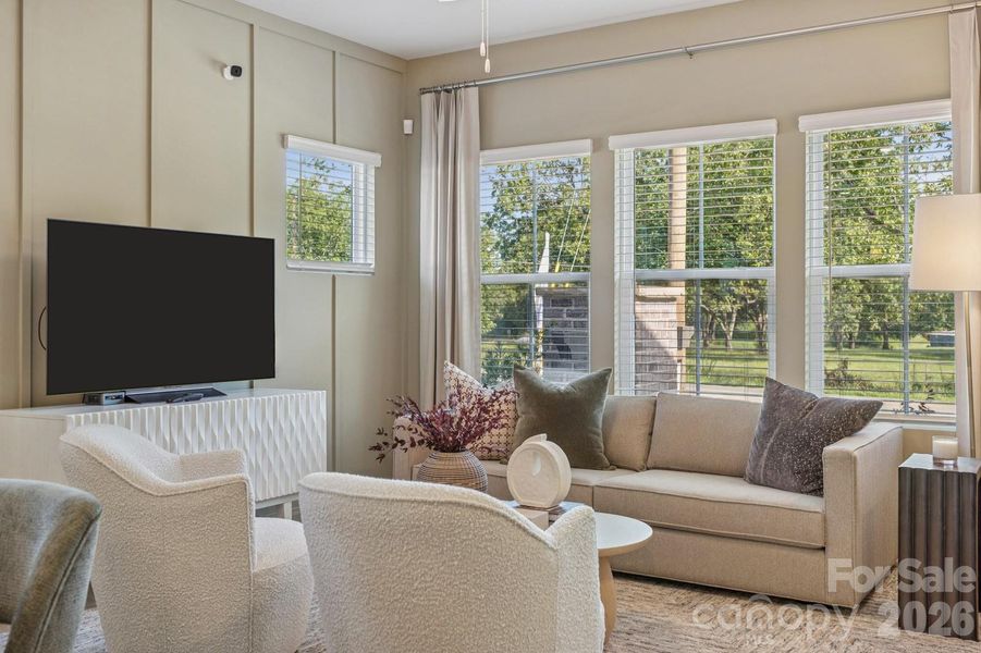 Example rendering Only - Home under construction with estimated completion in April or May.