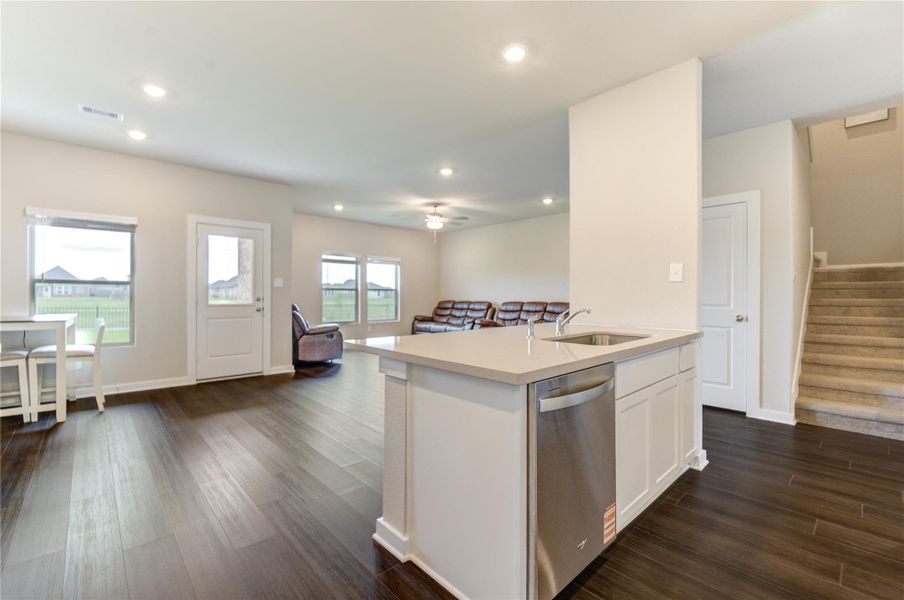 Furnished interior view inside a new home in Arabella on the Prairie, Richmond (Image 5).