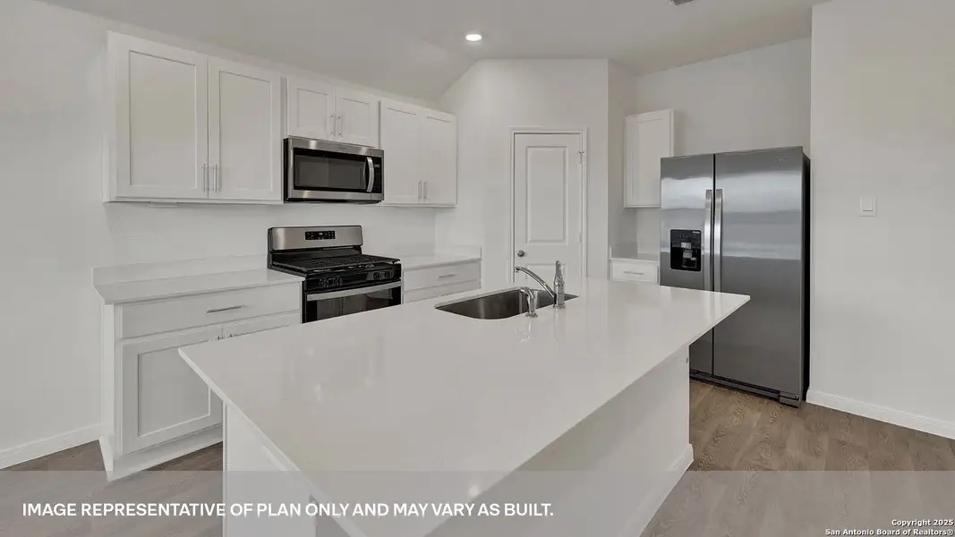 Furnished interior view inside a new home in Trace, San Marcos (Image 7).