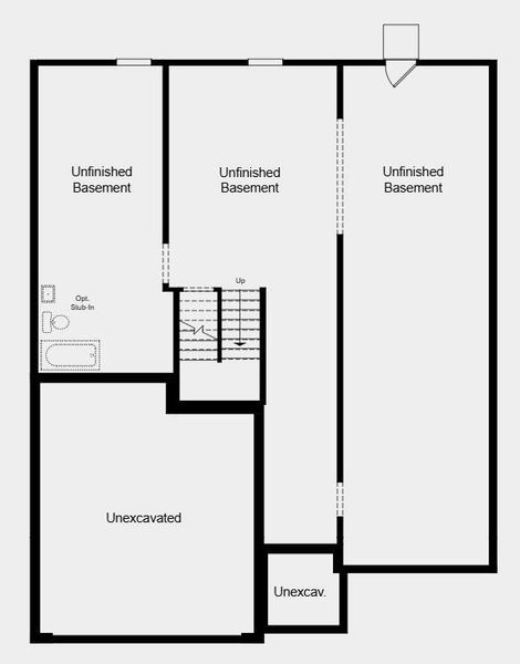 2D floor plan layout of this home in Oakmead, Buford, GA (Image 4).