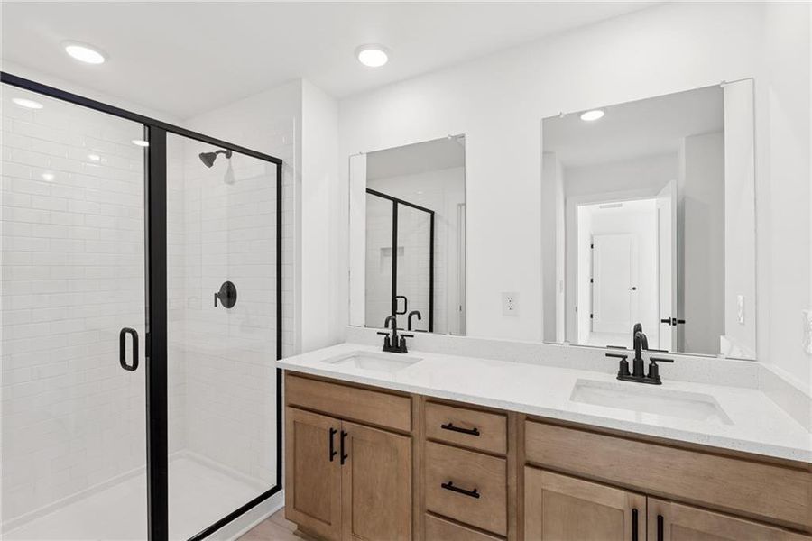 Furnished interior view inside a new home in Grandview Terrace, Canton (Image 6).