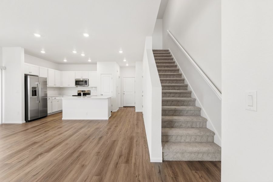 Spacious, unfurnished interior of a new home in Windler, Aurora (Image 12). Spacious, unfurnished interior of a new home in Windler, Aurora (Image 12).