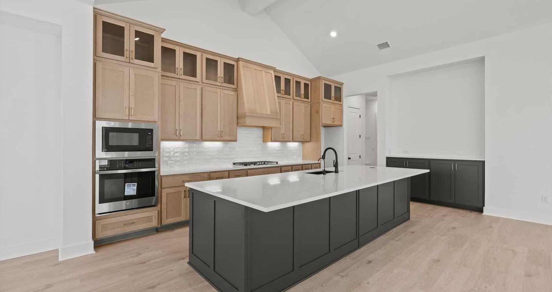 Furnished interior view inside a new home in 6 Creeks, Kyle (Image 5). Furnished interior view inside a new home in 6 Creeks, Kyle (Image 5).