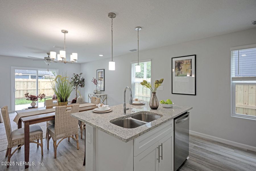 Furnished interior view inside a new home in , Jacksonville (Image 30).