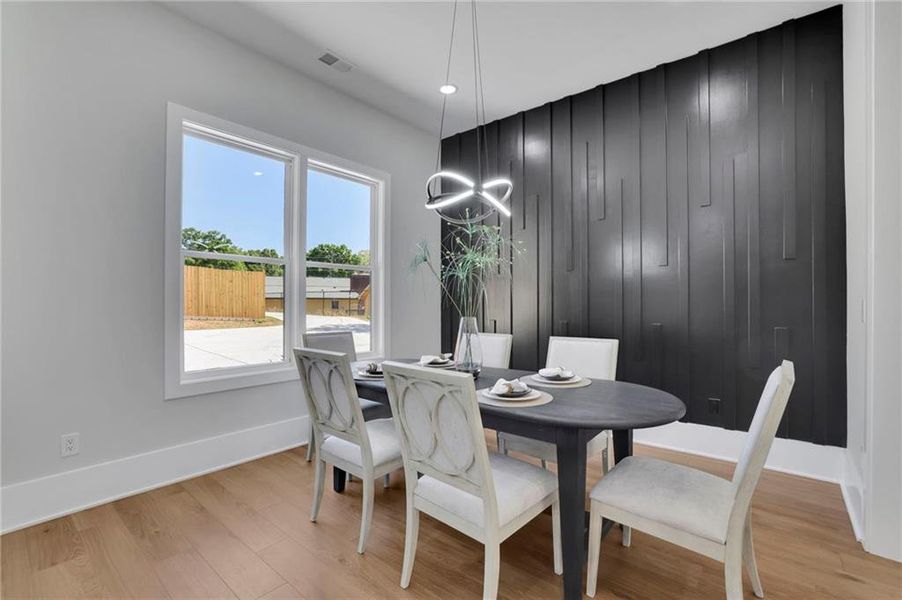 Furnished interior view inside a new home in , Kennesaw (Image 4).