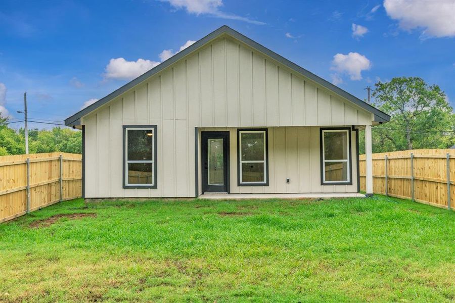 Front exterior of a new home in , Greenville, TX, highlighting curb appeal (Image 15). Front exterior of a new home in , Greenville, TX, highlighting curb appeal (Image 15).