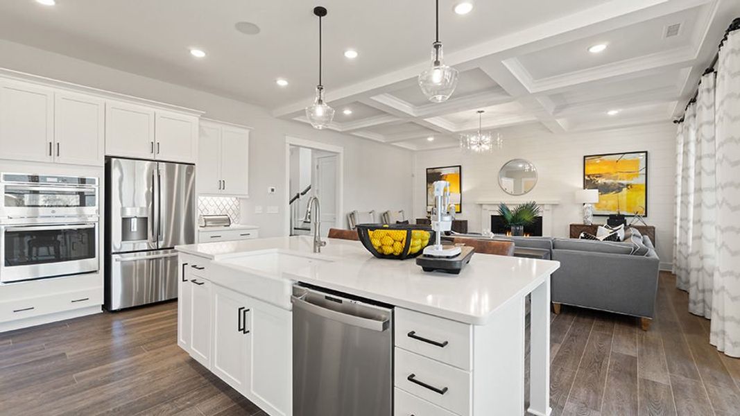 Kitchen and Family Room