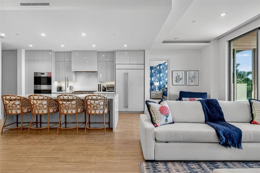 Furnished interior view inside a new home in , Longboat Key (Image 27).
