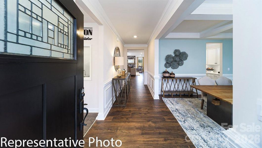 Furnished interior view inside a new home in Falls Cove, Troutman (Image 15).
