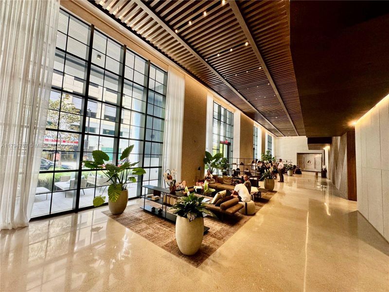 Furnished interior view inside a new home in , Miami (Image 4).