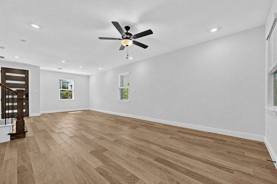 Spacious, unfurnished interior of a new home in Cross Creek Meadows, Celina (Image 15). Spacious, unfurnished interior of a new home in Cross Creek Meadows, Celina (Image 15).