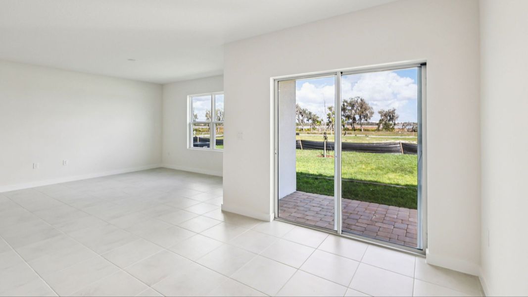 Representative furnished interior of a home built from the Baker by DRB Homes in Willowbrook North, Winter Haven (Image 10).