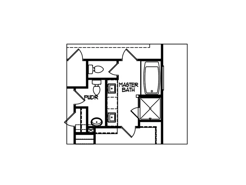 2D floor plan layout for the The Azalea by My Home Communities in Reserve at Jodeco, Stockbridge, GA (Image 9).