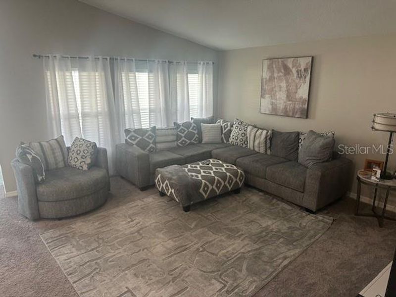 Furnished interior view inside a new home in Pinnacle Point, Winter Haven (Image 2). Furnished interior view inside a new home in Pinnacle Point, Winter Haven (Image 2).