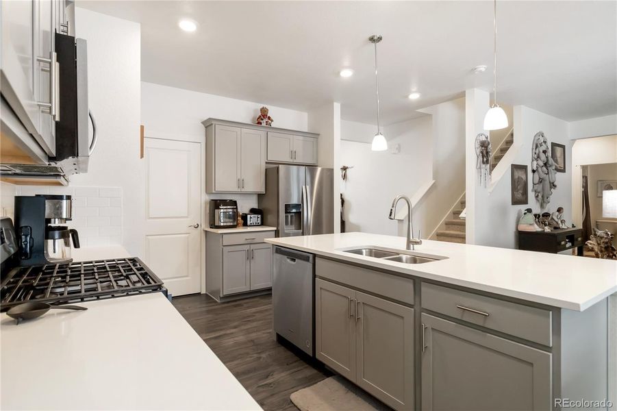 Furnished interior view inside a new home in , Castle Rock (Image 8). Furnished interior view inside a new home in , Castle Rock (Image 8).