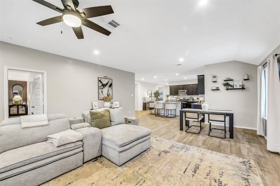 Furnished interior view inside a new home in , Richmond (Image 10).
