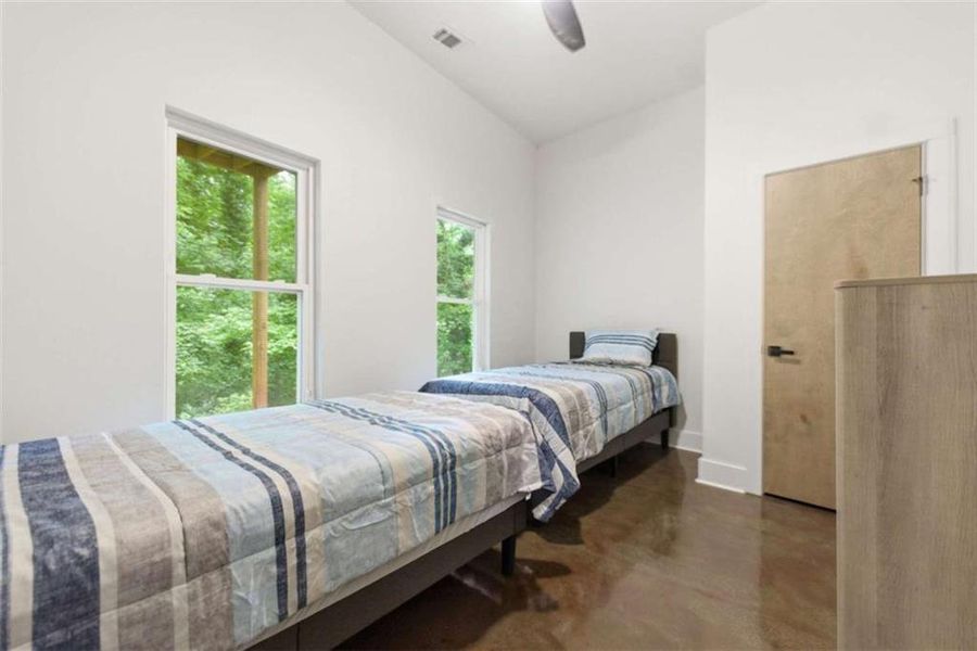 Furnished interior view inside a new home in , Atlanta (Image 18). Furnished interior view inside a new home in , Atlanta (Image 18).