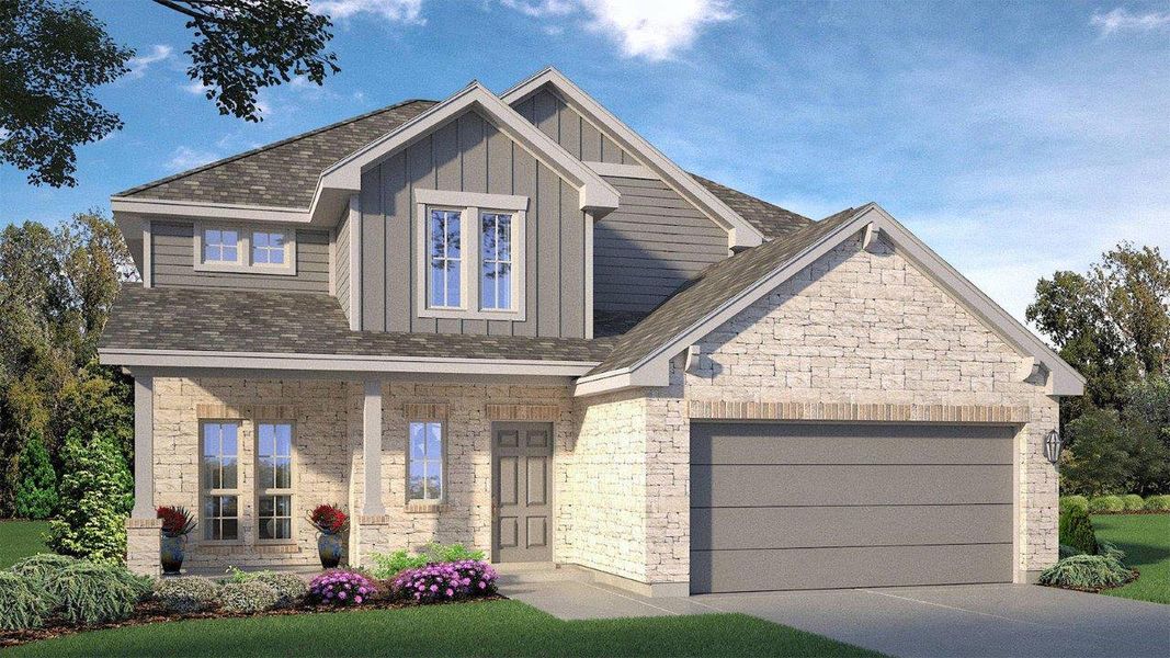 Front exterior of a home in the Warrior's Legacy community, located in Nolanville, TX (Image 8). Front exterior of a home in the Warrior's Legacy community, located in Nolanville, TX (Image 8).