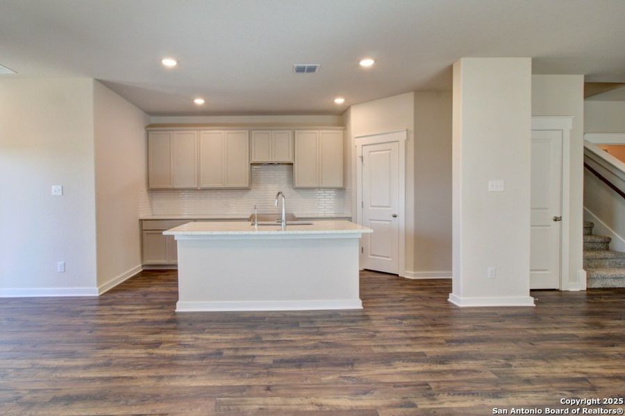 Furnished interior view inside a new home in Prairie Green, Converse (Image 2). Furnished interior view inside a new home in Prairie Green, Converse (Image 2).