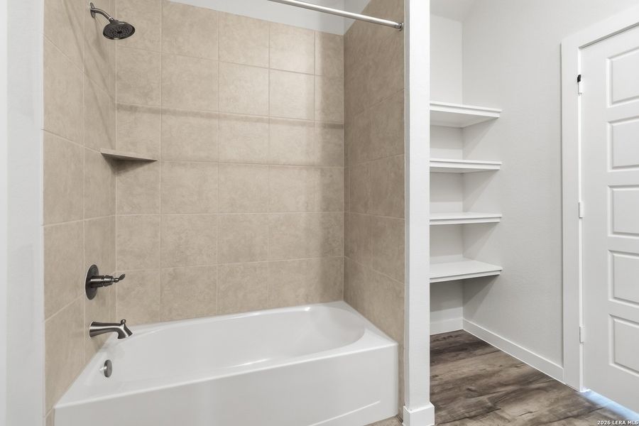 Furnished interior view inside a new home in Red Hawk Landing, San Antonio (Image 10).