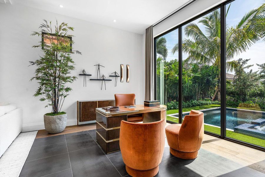 Furnished interior view inside a new home in , Boca Raton (Image 51).