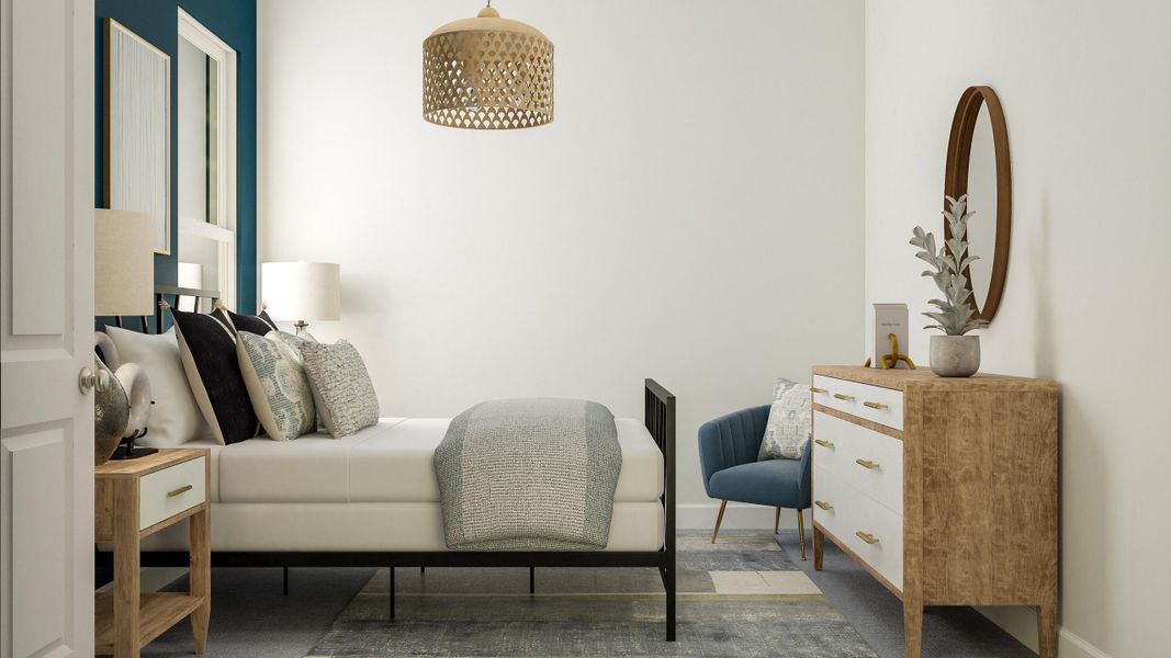Furnished interior view inside a new home in Horizons at Summers Corner | 55+, Summerville (Image 12).