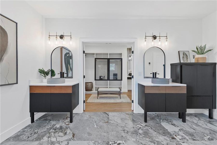 Furnished interior view inside a new home in , Atlanta (Image 6).