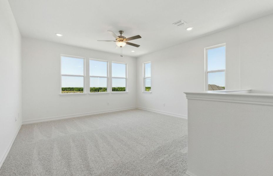 Spacious, unfurnished interior of a new home in Pinnacle at Legacy Hills, Celina (Image 7). Spacious, unfurnished interior of a new home in Pinnacle at Legacy Hills, Celina (Image 7).