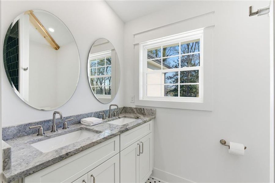 Furnished interior view inside a new home in , Marietta (Image 16).