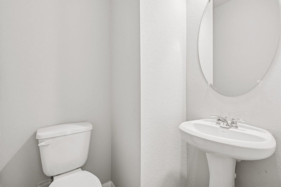 Half bath (*Photo not of actual home and used for illustration purposes only.)
