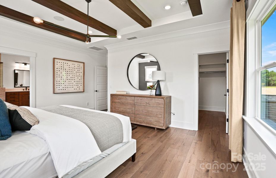 Primary Suite has 2 Walk-In Closets.  Representative Photo.