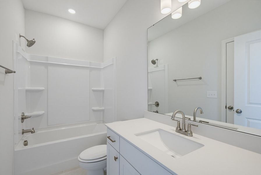 Furnished interior view inside a new home in Sweetbrier, Durham (Image 9).
