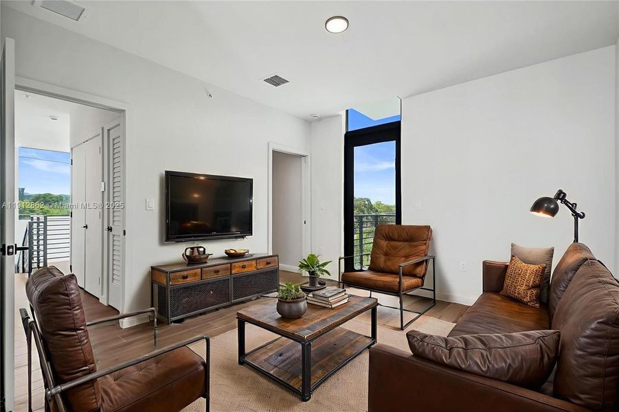 Furnished interior view inside a new home in , Miami (Image 13). Furnished interior view inside a new home in , Miami (Image 13).