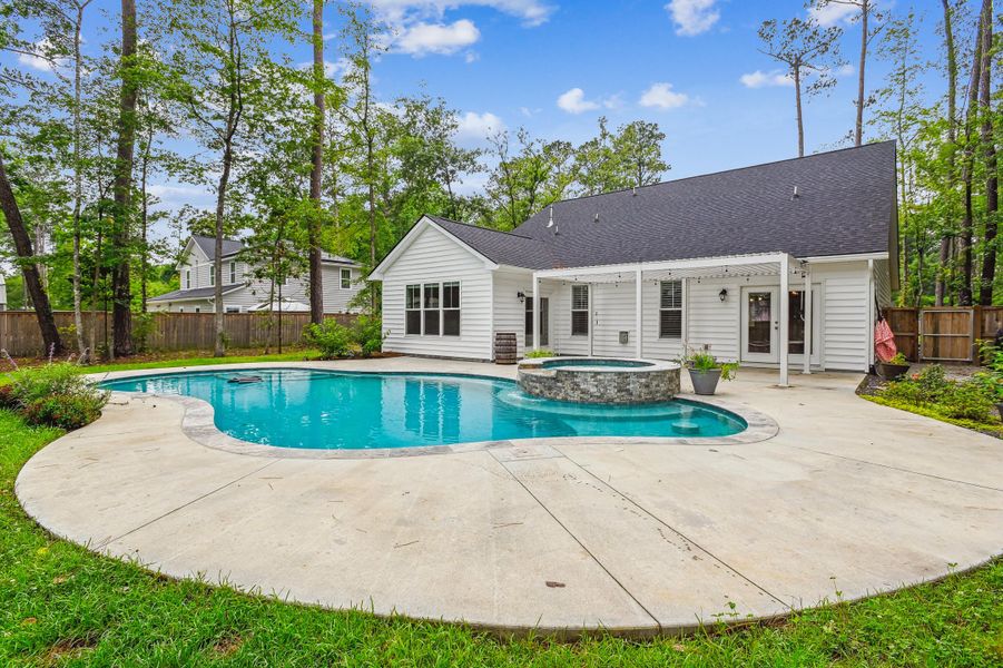 Exterior details and patio area of a home in , Summerville (Image 24). Exterior details and patio area of a home in , Summerville (Image 24).
