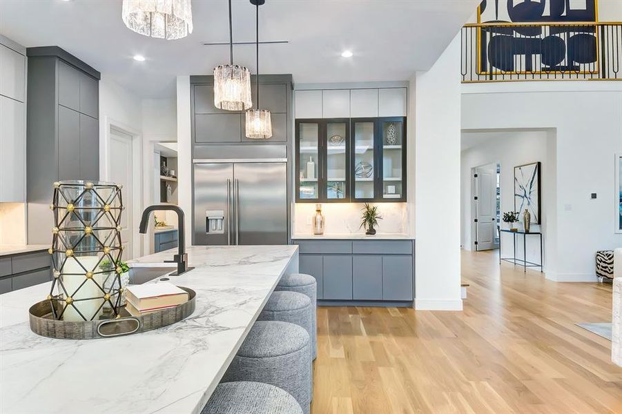 Furnished interior view inside a new home in , Dallas (Image 6).